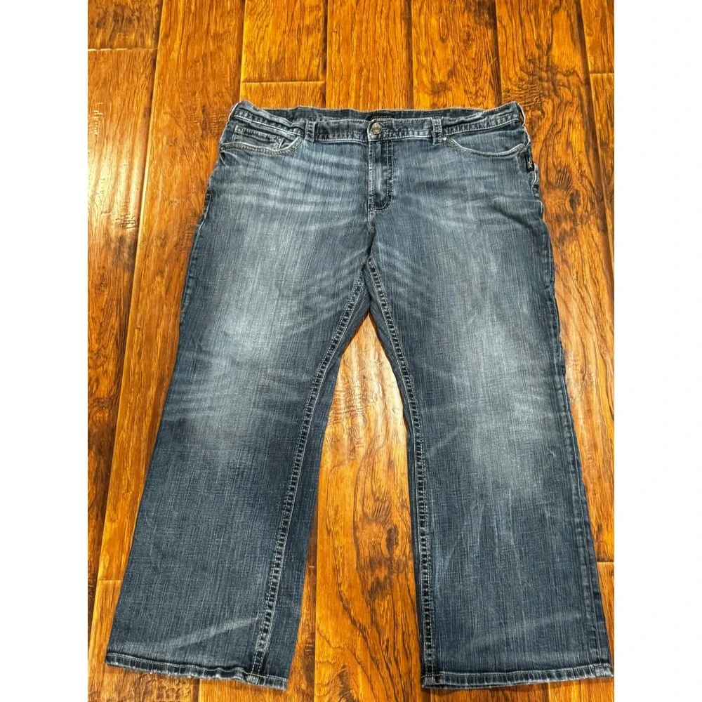 Silver Jeans Co. Gordie Jeans Blue Loose Straight Fit M83456LDS328 42x32
